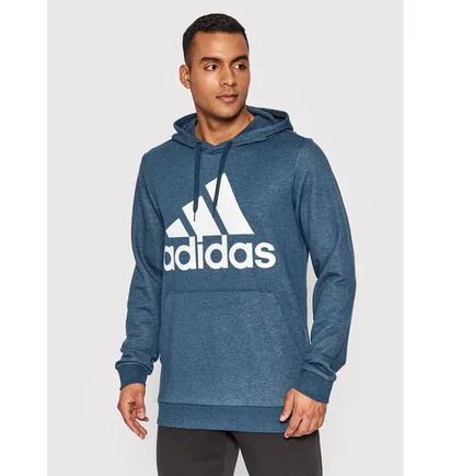 Худі чоловіче Adidas Essentials Big Logo Blue GM6965