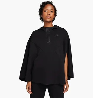 Кофта женская Nike Tech Fleece Poncho Black DV5250-010
