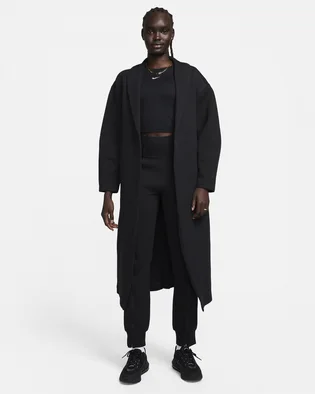 Пальто женское Nike Sportswear Tech Fleece Oversized Duster Jacket Black FQ2602-010