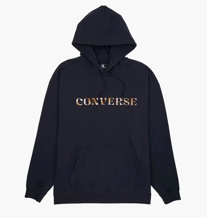 Худі чоловіче Converse Brush Stroke Camo Hoodie Black 10025994-001