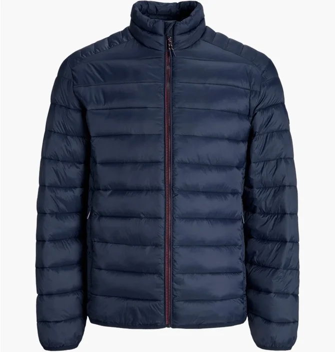 Куртка мужская Jack & Jones High Stand-Up Collar Quilted Blue 12280971-SKY-CAPTAIN
