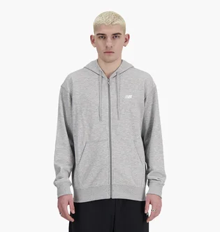 Толстовка мужская New Balance Sport Essentials Full Zip Grey MJ41502AG