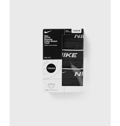 Трусы детские Nike Nhb Hip Briefs Black (3 шт) 9N1185-023