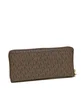 Гаманець жіночий Michael Kors Jet Set Travel Monogram Continental Leather Wallet Brown 35F8GTVT3B-BROWN-66204