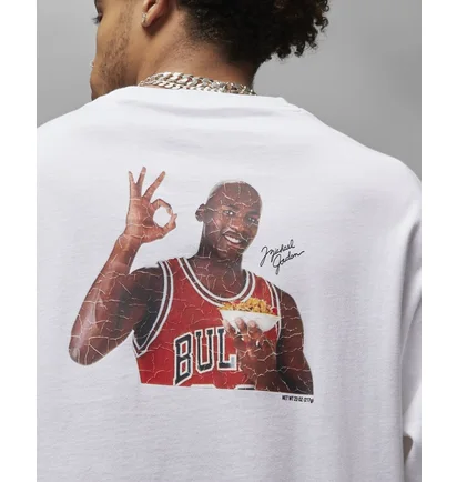 Свитшот мужской Air Jordan Flight Mvp 85 L/S Tee White Dv8428-100