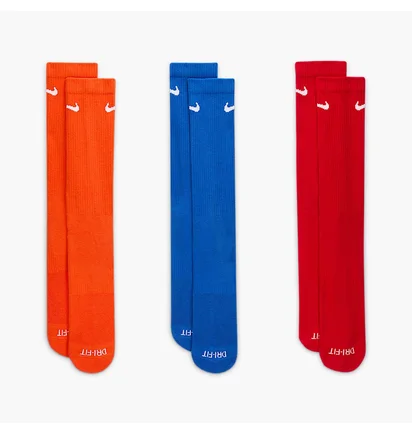 Носки Nike Training Everyday Cushioned Multi (3 пары) SX6888-966