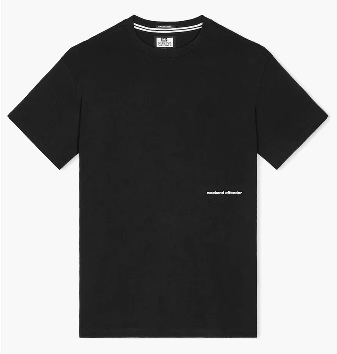 Футболка мужская Weekend Offender Levin Graphic Black PT3A04