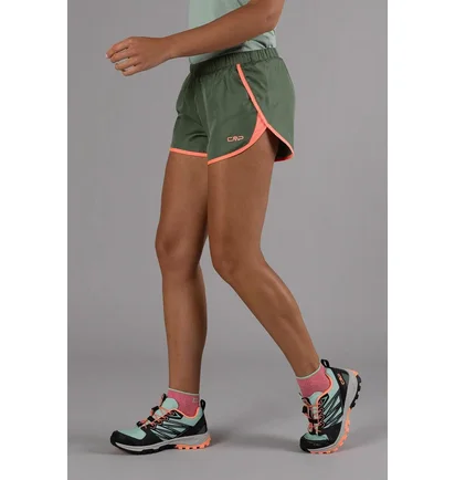 Шорты женские CMP Shorts With Inner Mesh S Green 33T6266-E452
