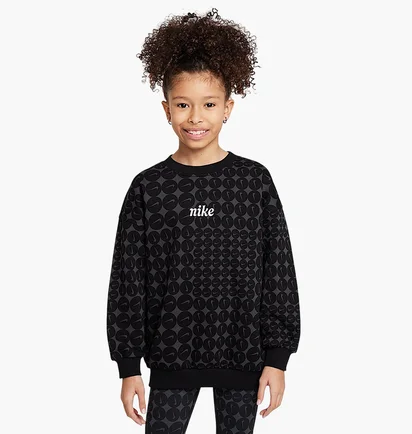 Свитшот детский Nike Sportswear Club Fleece Black/Grey HF8209-010