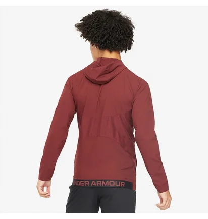 Толстовка чоловіча Under Armour Woven Perforated Windbreaker Jacket Brown 1370499-690