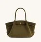 Сумка жіноча JW PEI Hana Medium Faux Suede Tote Bag Olive BB2024BG92786JWP