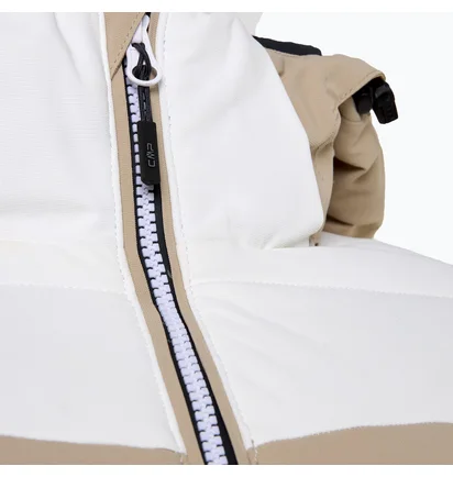 Куртка женская CMP Jacket Zip Hood Mechanical Str Beige 34W4586-A435