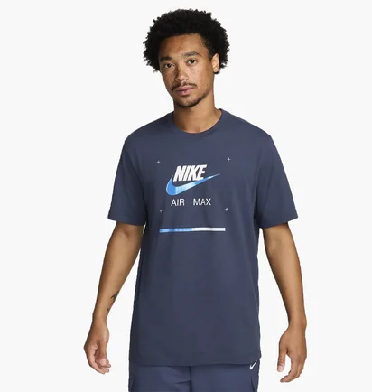Футболка мужская Nike M Nsw Tee Fw Cnct Blue FV3778-410