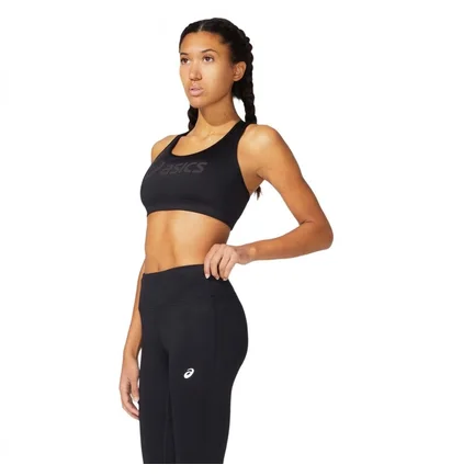 Топ женский Asics Core Asics Logo Bra Black 2012C573-001