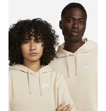Худі жіноче Nike Sportswear Club Fleece WomenS Pullover Hoodie Beige DQ5793-126