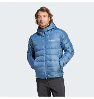 Пуховик мужской Adidas Terrex Multi Light Down Hooded Jacket Blue IP6039
