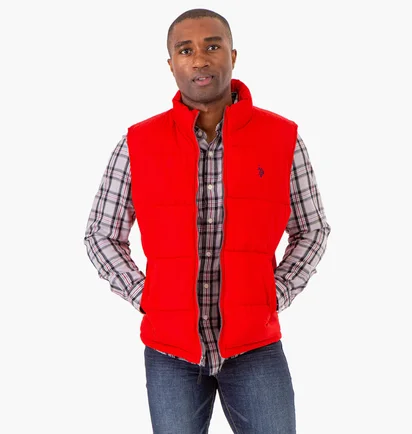 Жилетка мужская Polo Ralph Lauren U.S. Assn Vest Black Red 109485P2