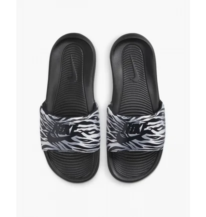 Тапочки жіночі Nike Womens Print Slides Black/White Cn9676-011