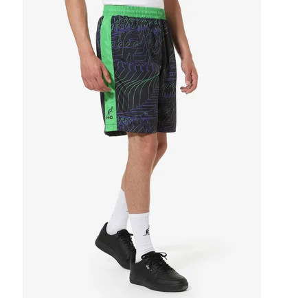 Шорты мужские AUSTRALIAN Flowing Smash Short Black/Green HCUSH0014-316