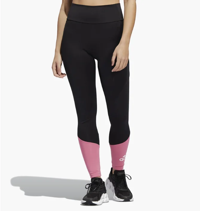 Лосины женские Adidas Designed 2 Move Big Logo Sport Tights Black Gt0172