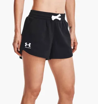 Шорты женские Under Armour Rival Fleece Black 1376257-001