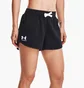 Шорты женские Under Armour Rival Fleece Black 1376257-001