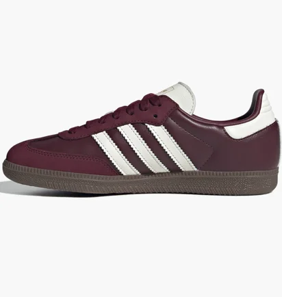 Кроссовки женские Adidas Samba Og Bordo JR8844