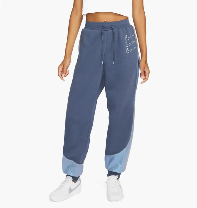 Штаны женские Nike W Nsw Gx Mr Flc Jggr Opal Blue DD5129-437