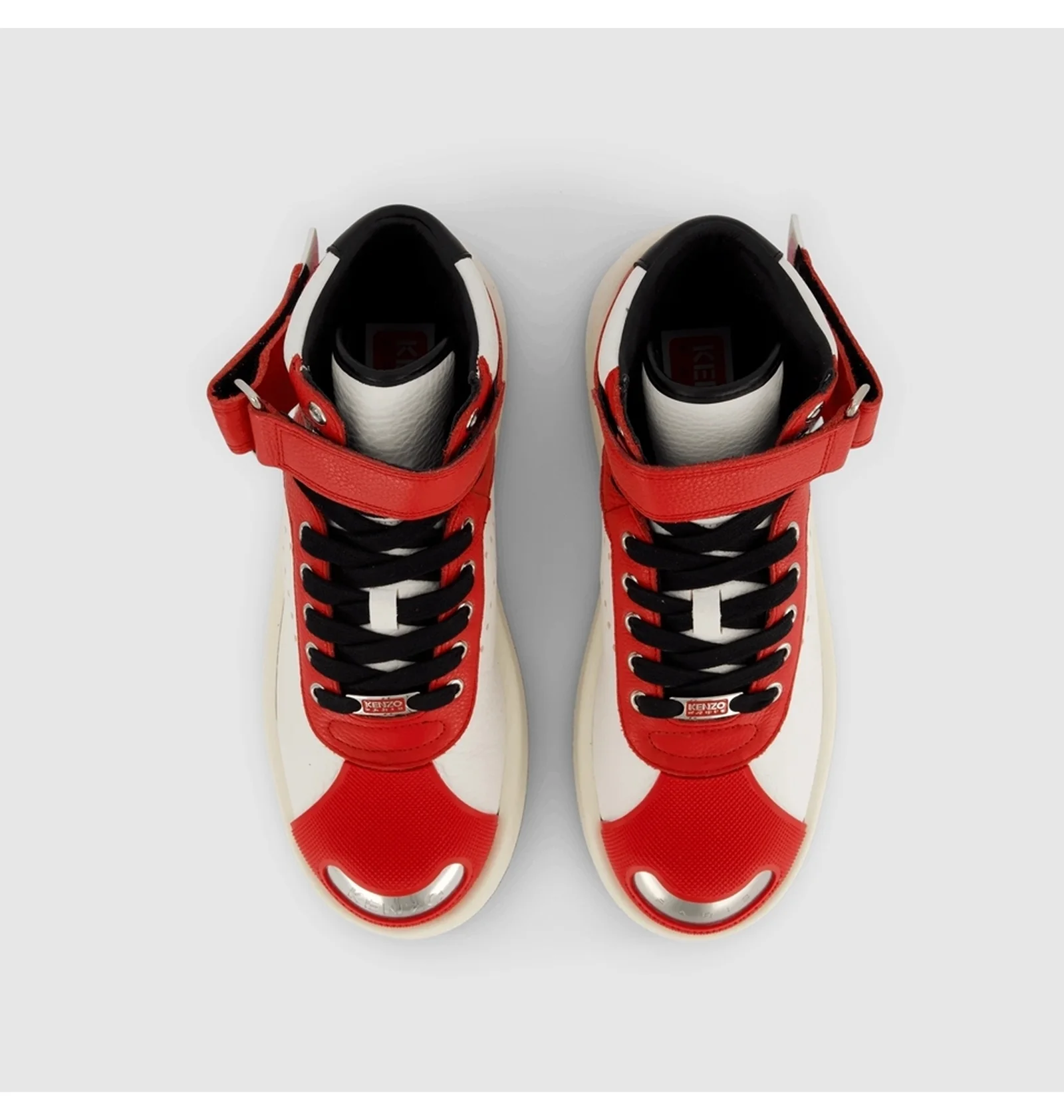 ᐉ Кроссовки мужские Kenzo High Top Sneaker Medium White/Red