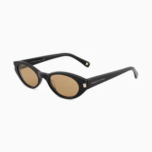 Солнцезащитные очки женские Carolina Lemke Black/Brown CL9510-С4