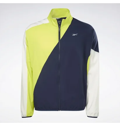 Ветровка мужская Reebok Running Woven Wind Jacket Blue/Yellow HT3709