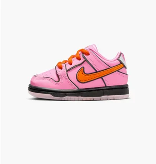 Кроссовки детские Nike Sb Dunk Low The Powerpuff Girls Blossom Pink FZ3352-600