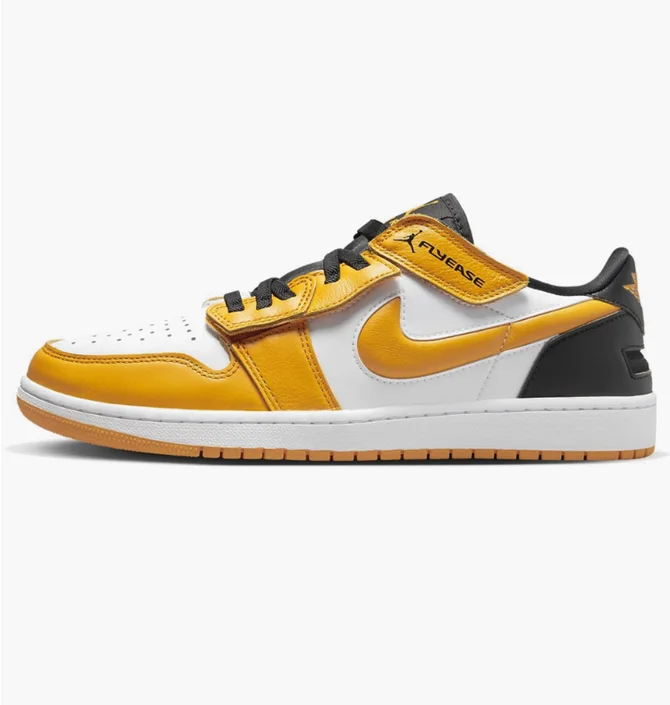 Кроссовки мужские Air Jordan 1 Low Flyease Yellow Dm1206-107