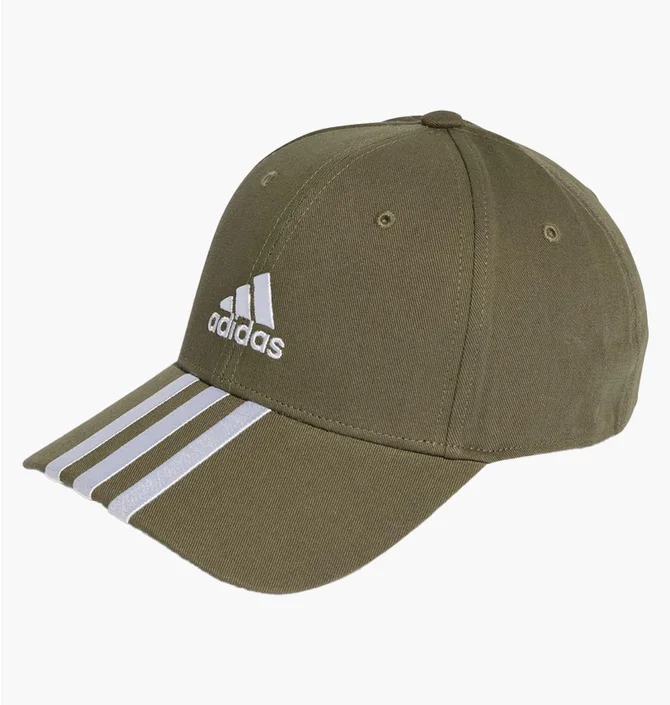 Кепка унісекс Adidas 3-Stripes Cotton Twill Baseball Performance Olive II3511