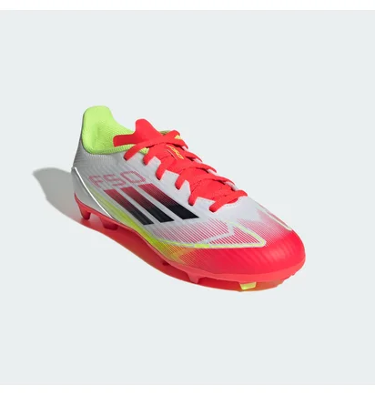 Бутсы детские Adidas F50 League Mg White/Red IE3747