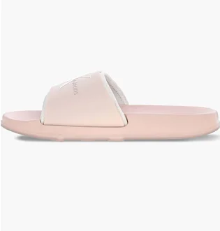 Тапочки женские Calvin Klein Logo Sliders Beige YW0YW00585TLL