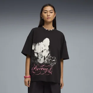 Футболка жіноча Puma Street Glam Oversized Black 637069-01
