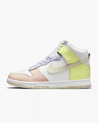 Кросівки жіночі Nike Dunk High White/Yellow Dd1869-108