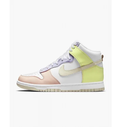Кросівки жіночі Nike Dunk High White/Yellow Dd1869-108