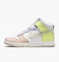 Кросівки жіночі Nike Dunk High White/Yellow Dd1869-108
