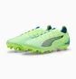 Бутсы унисекс Puma Ultra 5 Match Fg/Ag Green 107687-03