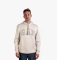 Худи мужское Gap Logo Hoodie Unbleached White 546844321