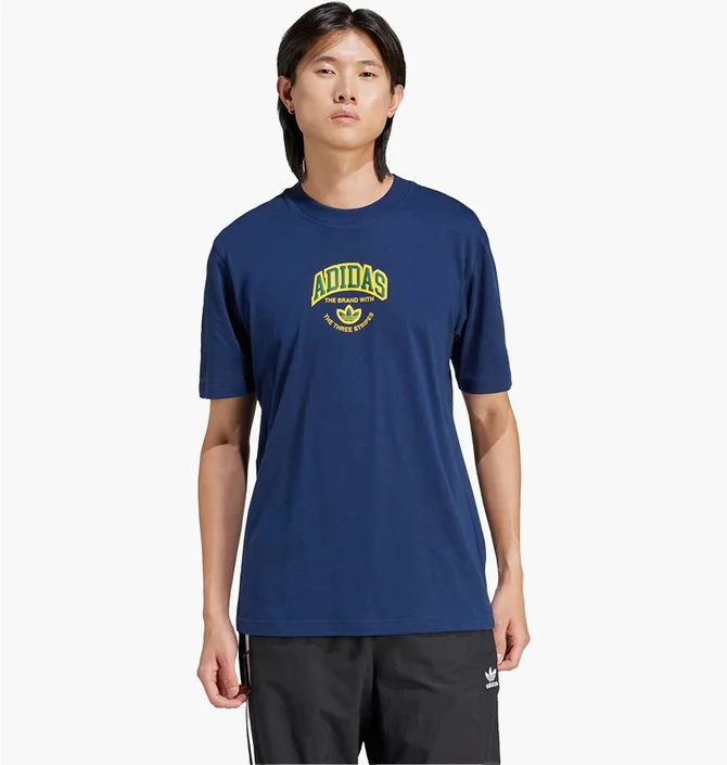 Футболка чоловіча Adidas Vrct Short Sleeve T-Shirt Blue IS0184