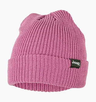 Шапка унисекс Jeep Ribbed Tricot Hat With Cuff J22W Pink O102600-P490