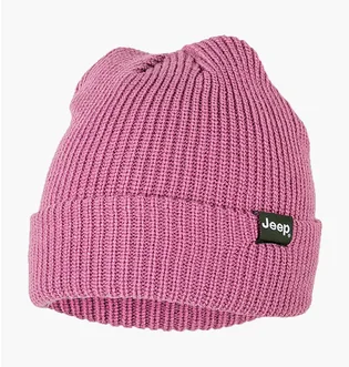 Шапка унисекс Jeep Ribbed Tricot Hat With Cuff J22W Pink O102600-P490