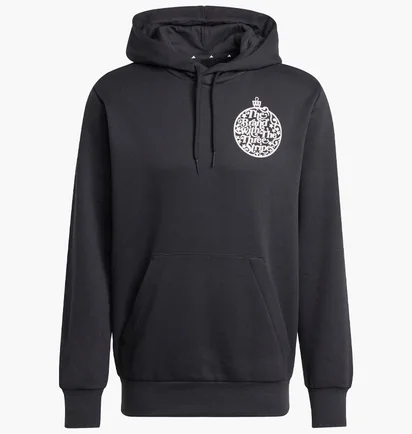 Худі чоловіче Adidas Holiday Metallic Graphic Black JM6432