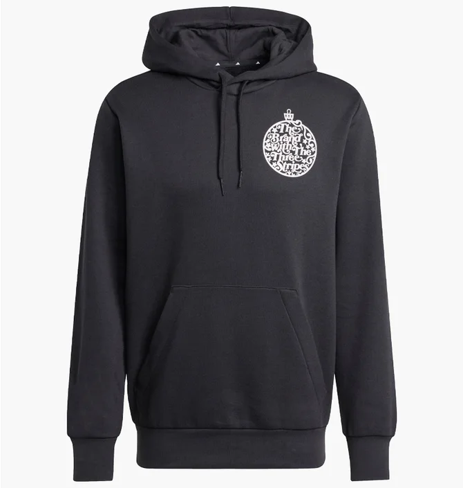 Худі чоловіче Adidas Holiday Metallic Graphic Black JM6432
