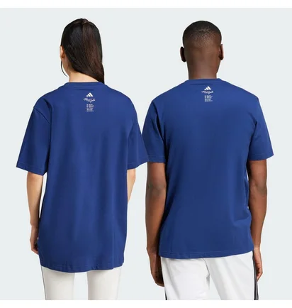 Футболка унісекс Adidas Lounge Drink Graphic Blue JJ4014