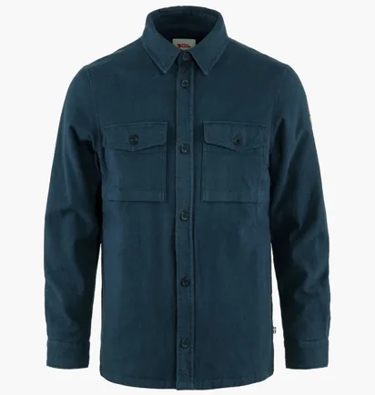 Рубашка мужская Fjallraven Ovik Lite Padded Blue 87069.555-555