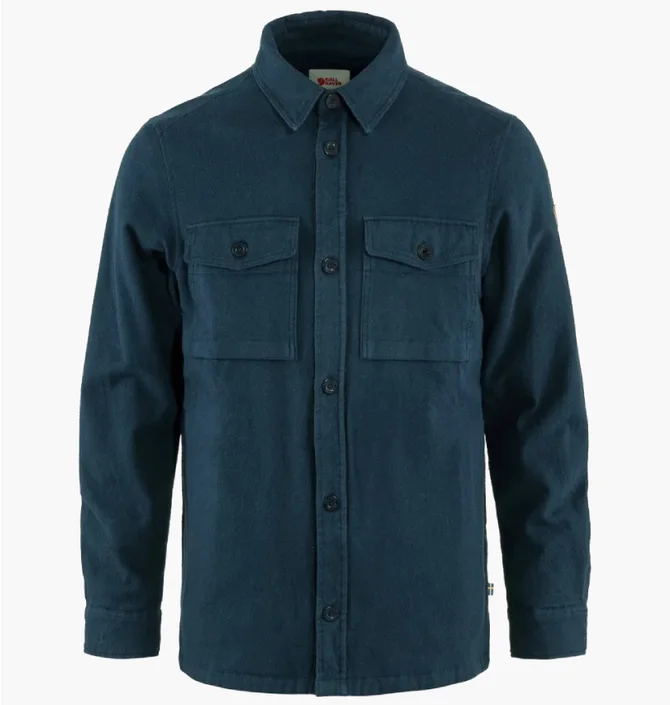 Рубашка мужская Fjallraven Ovik Lite Padded Blue 87069.555-555